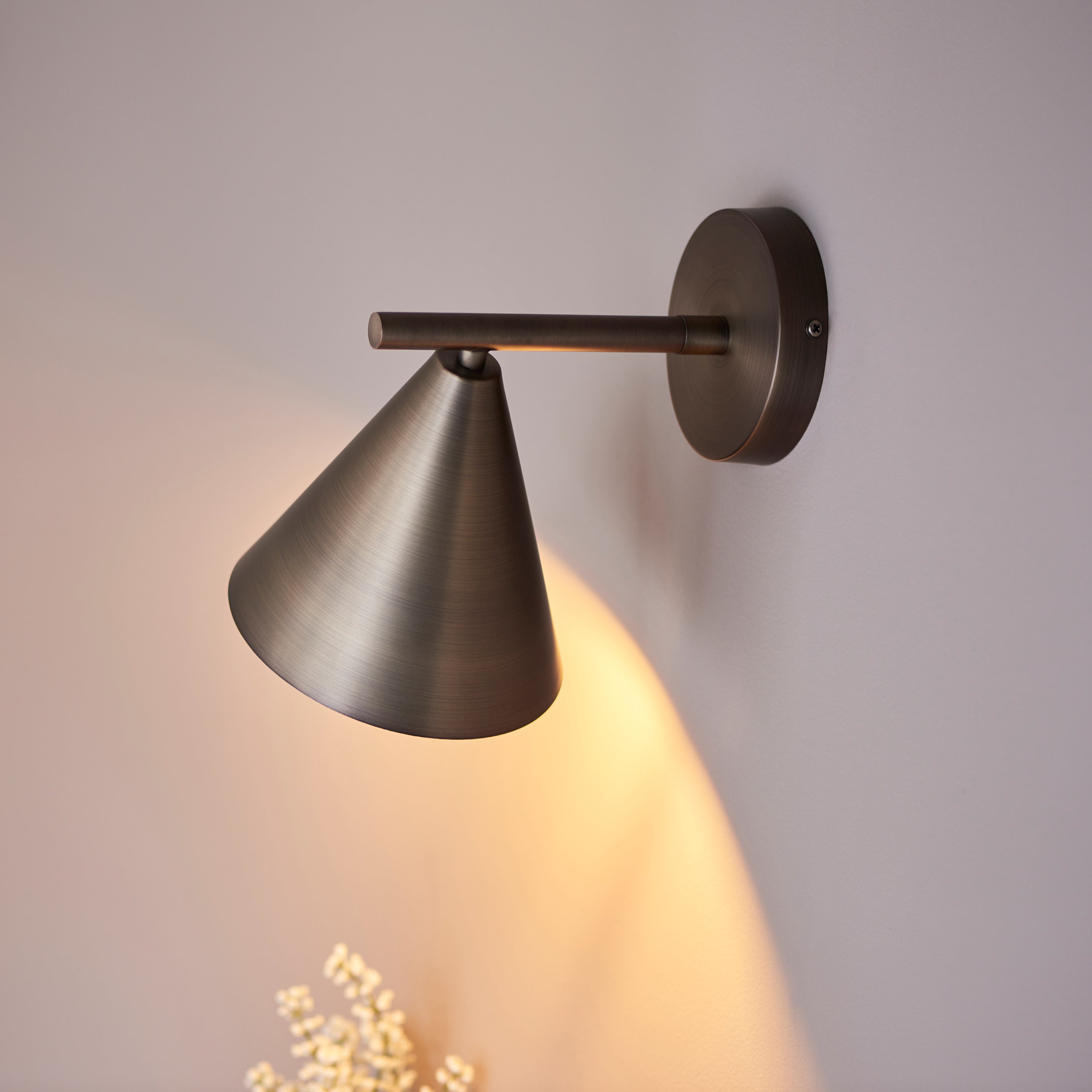 Ariana Antique Bronze Wall Light